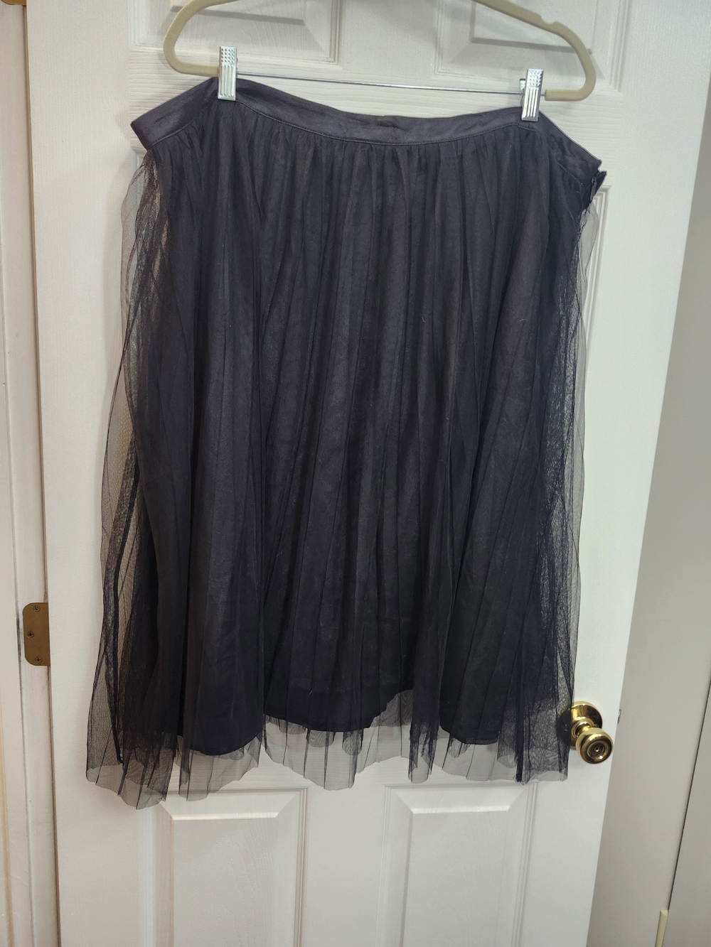 City Chic Black Layered Tulle Skirt, Torrid 2X Equivalent, NWT